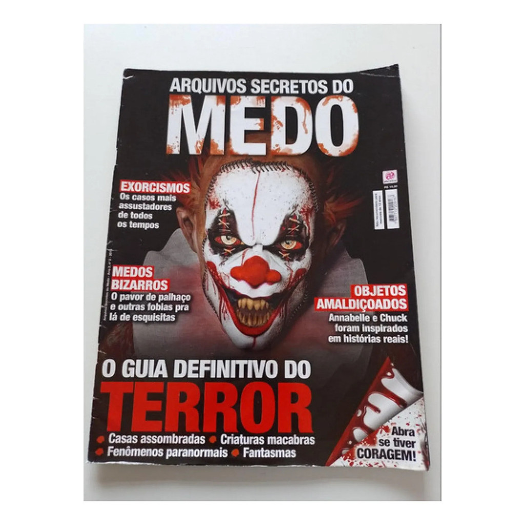 Revista Arquivo Secreto Do Medo O Definitivo Do Terror