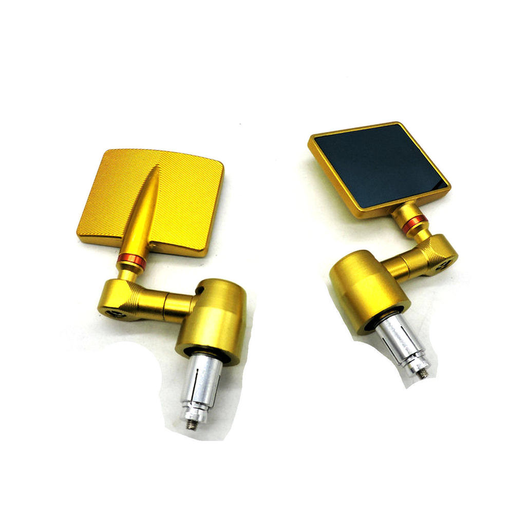 Adequado para Longjia V-Ba espelho retrovisor v-Tu v café motocicleta modificado dobrável Retro lidar com espelho LJ250 