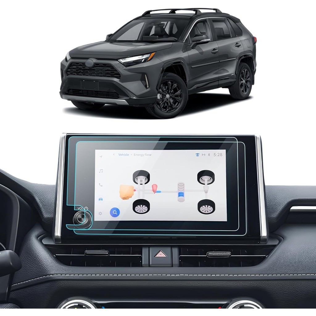 2 Pçs Protetor De Tela Do Carro Para 2025 Toyota Camry LE/SE Acessórios Navegação Nano Touchscreen Filme HD Claro Anti I