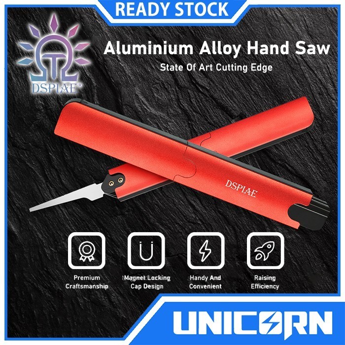 DSPIAE Serra Manual De Liga De Alumínio [AT-HW] + Lâmina De Recarga Extra Fina [-01] 02] Kit De Modelo De Ferramenta De 