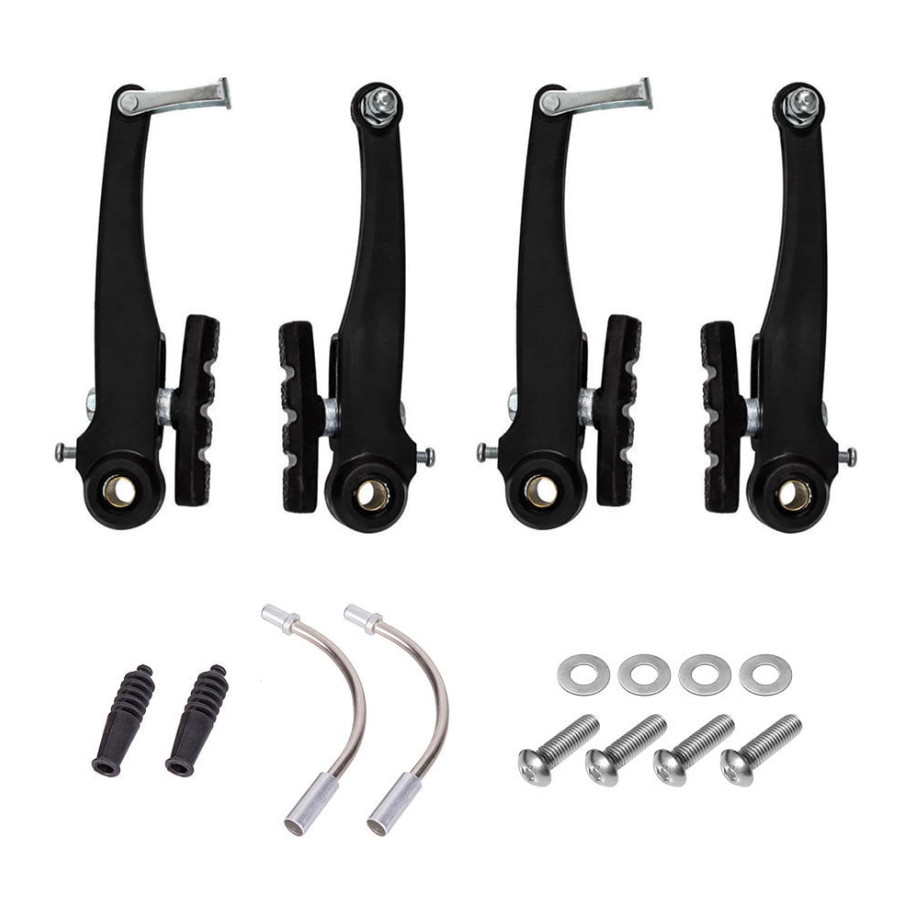 Conjunto Freio V-brake Nylon 110mm C/ Sapata 70mm em Oferta na Shopee