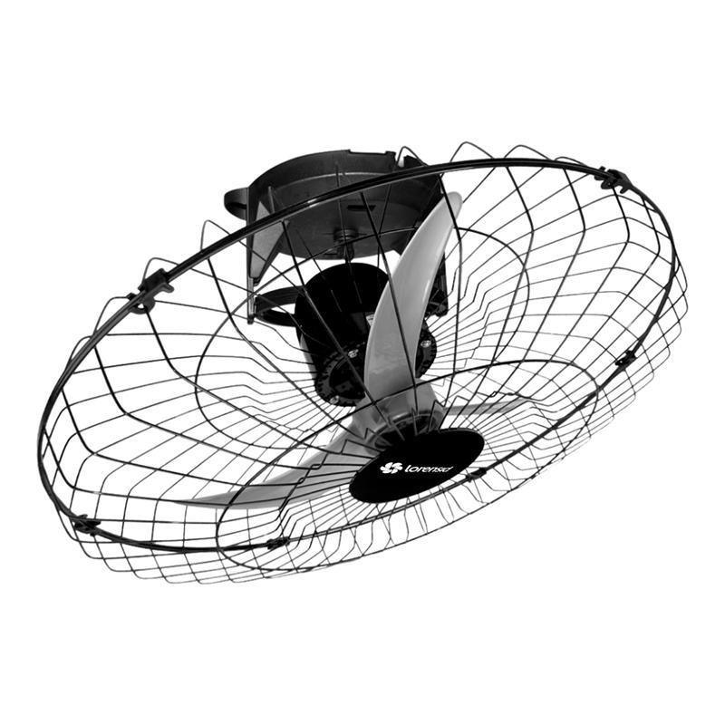 Ventilador De Teto 60cm Lorensid Preto Bivolt 360 Graus em Oferta na Shopee