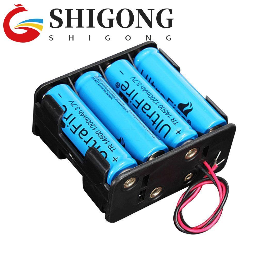 SHIGONG Caixa De Bateria 12 Volts 12V 8 Baterias AA Armazenamento Recarregável Pilha De