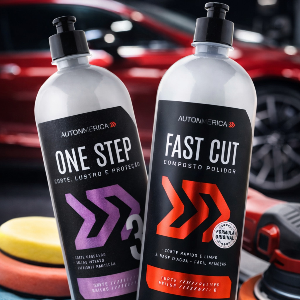 Kit Composto Autoamerica 1kg Fast Cut + One Step 3 Em 1 em Oferta na Shopee