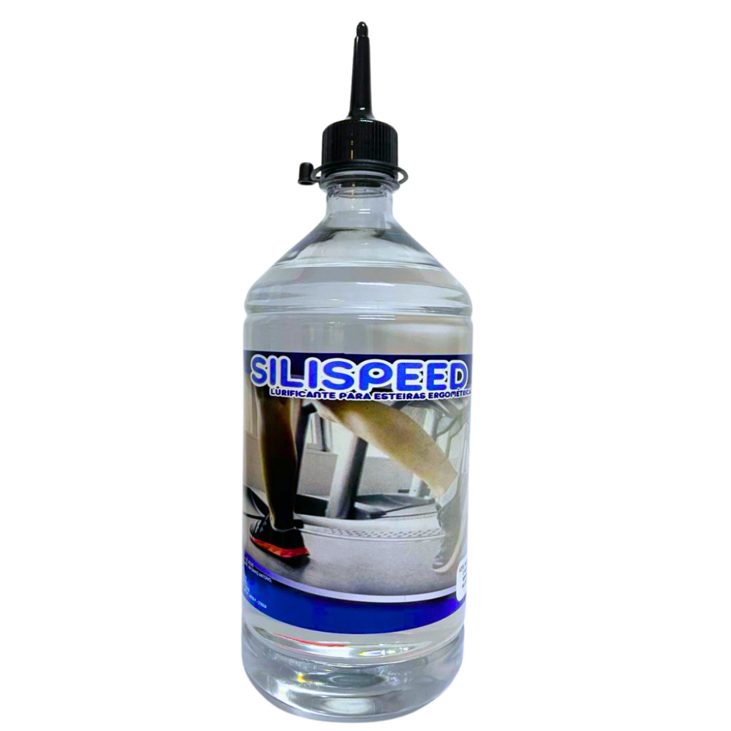 Silicone Lubrificante Líquido P/ Esteiras 1 Litro Com Aplicador