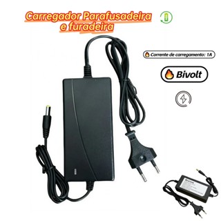 Fonte Carregador De Bateria De Litio Parafusadeira Lixadeira 12-21V em Oferta na Shopee