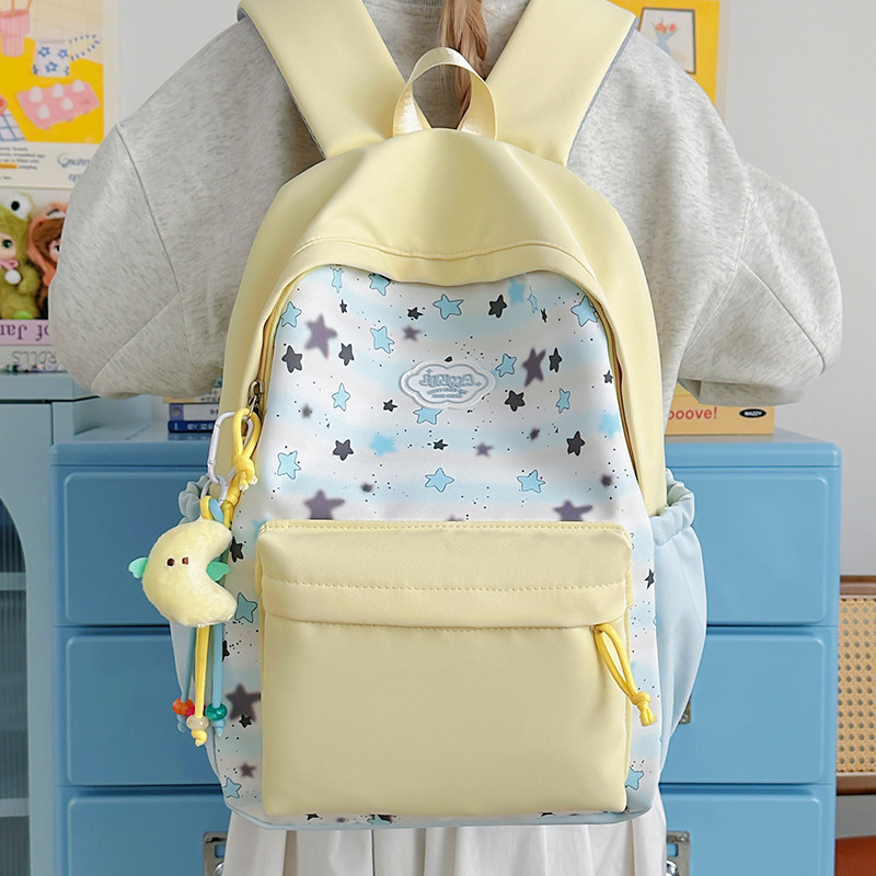Estilo Preppy bonito mochila júnior meninas do ensino médio Casual mochila de alto valor estudantes da escola primária d