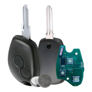 Chave Gaveta Completa Telecomando Renault Sandero - Clio