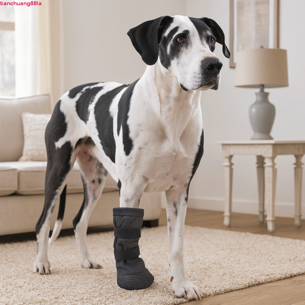 Capa Protetora Para Patas De Cachorro TIANCHUANG , Bota De Recuperação De Feridas À Prova D'água Ajustável , Anti-Lamber em Oferta na Shopee