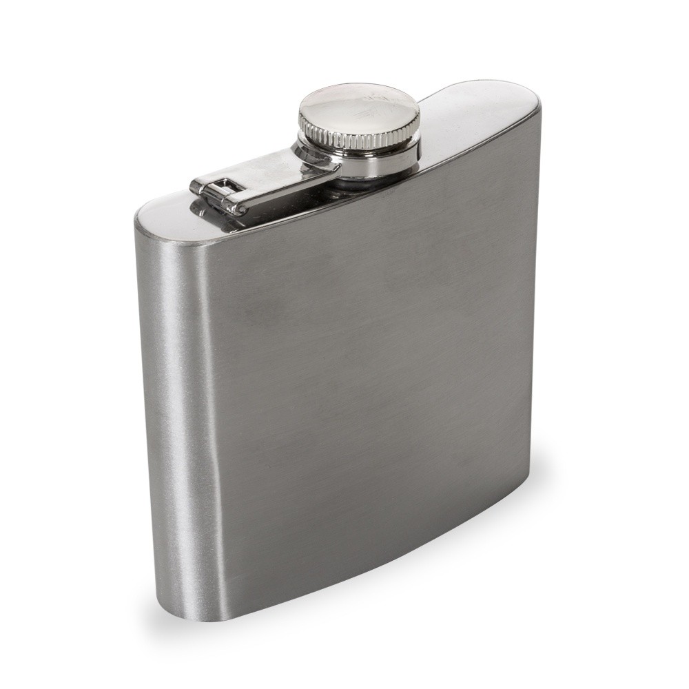 Kit 15 Cantil Porta Bebida De Bolso 175ml Inox 6oz - Whisky
