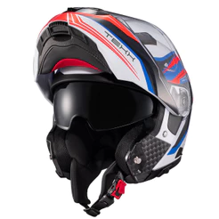 Capacete Texx Kratos Nômade Escamoteável Articulado Com Óculos Solar Certificado INMETRO