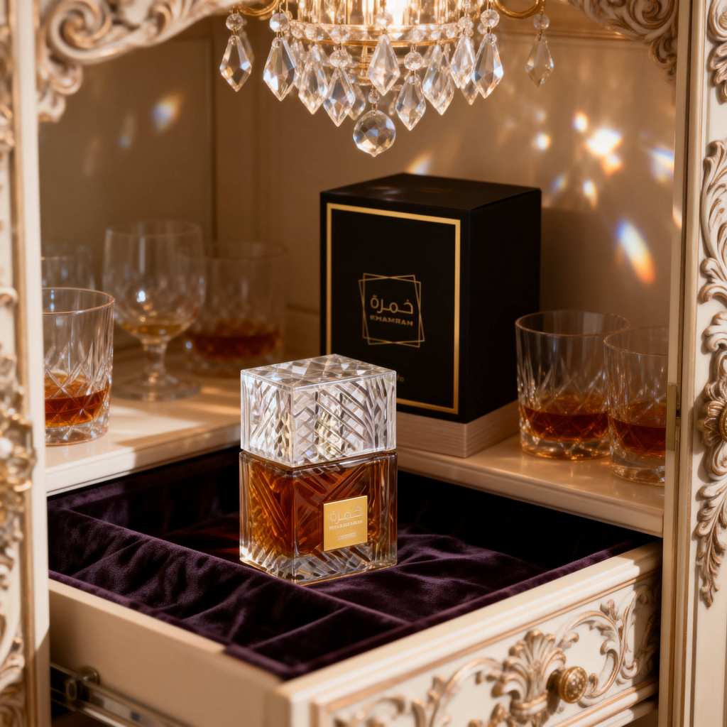 Perfume Árabe Lattafa Khamrah Masculino Eau de Parfum 100ml Original Doce Oriental Ambarado Intenso em Oferta na Shopee