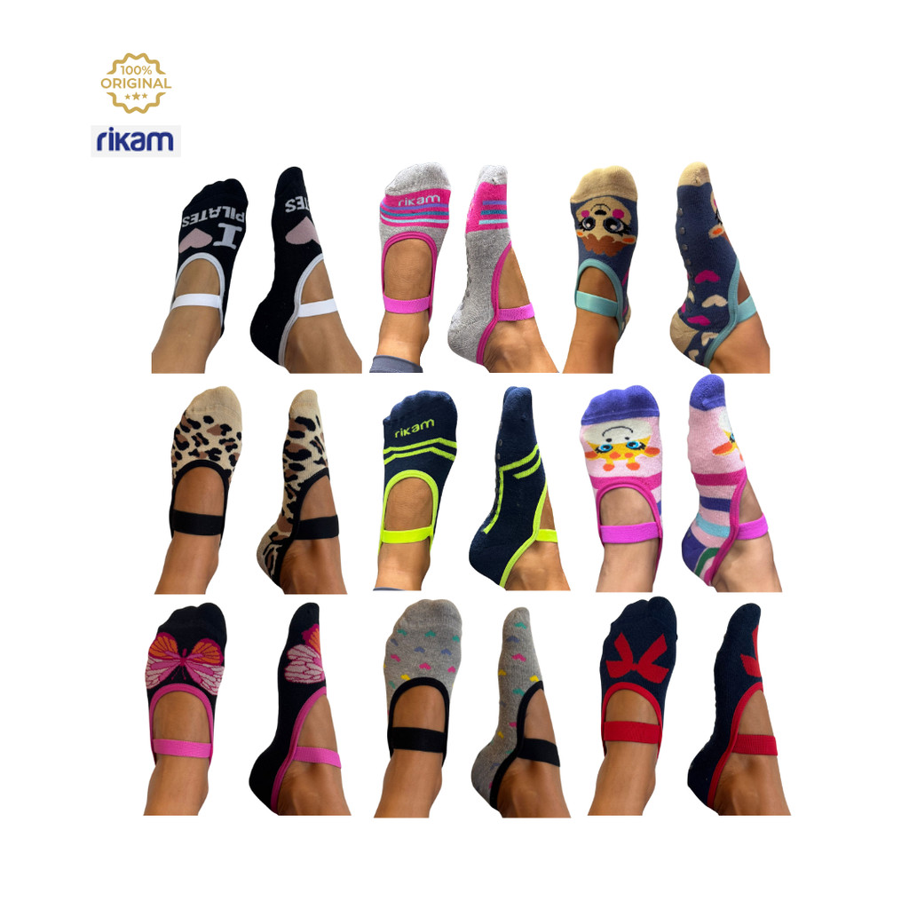 20 Pares Meia Sapatilha Feminina Pilates Yoga Antiderrapante em Oferta na Shopee