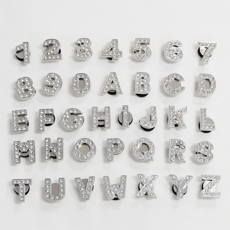 Miss Zoe Jibtz Acessórios Para Pés Com Letras De Metal (Az) (0-9 Strass em Oferta na Shopee