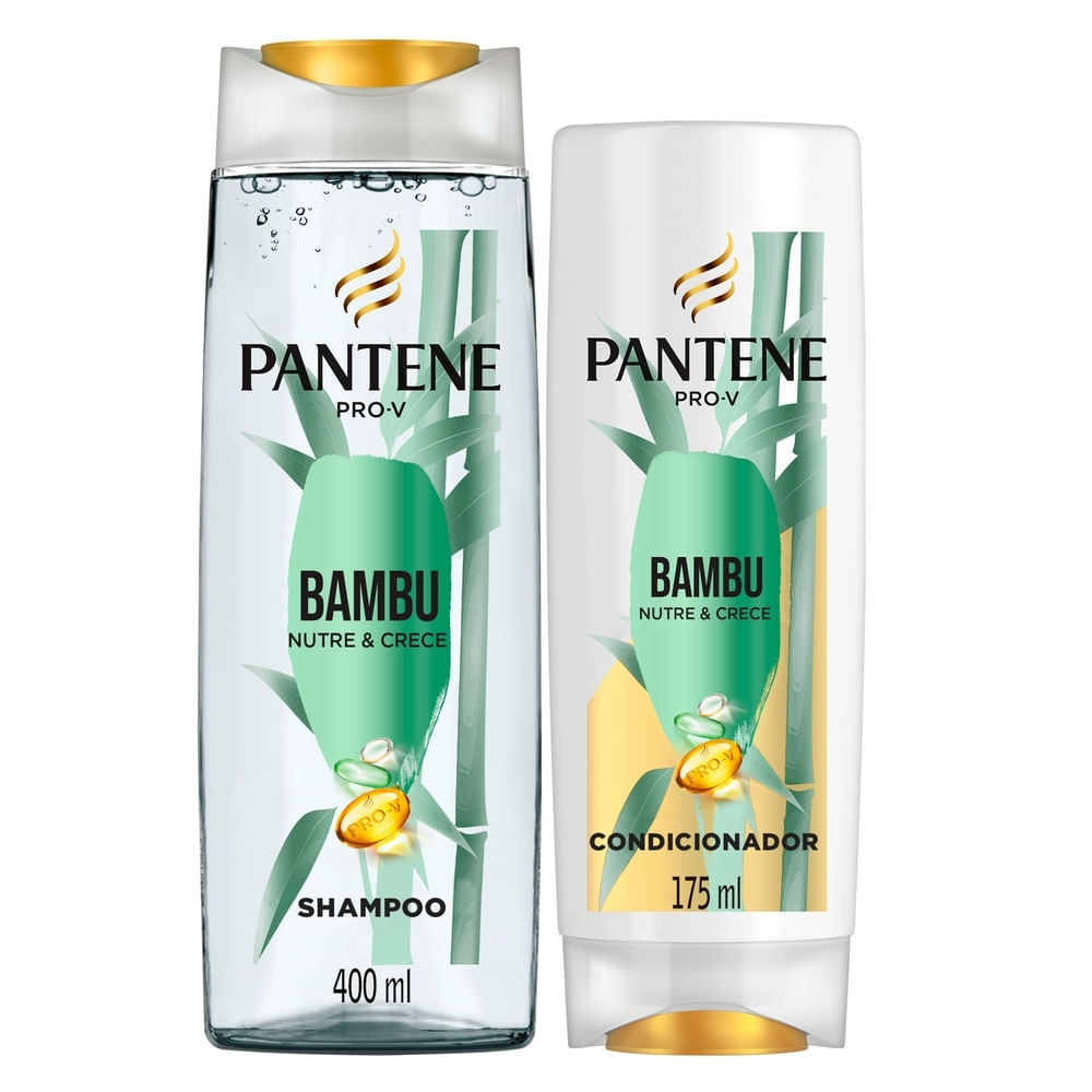 Shampoo Pantene Bambu 400ml + Condicionador 175ml