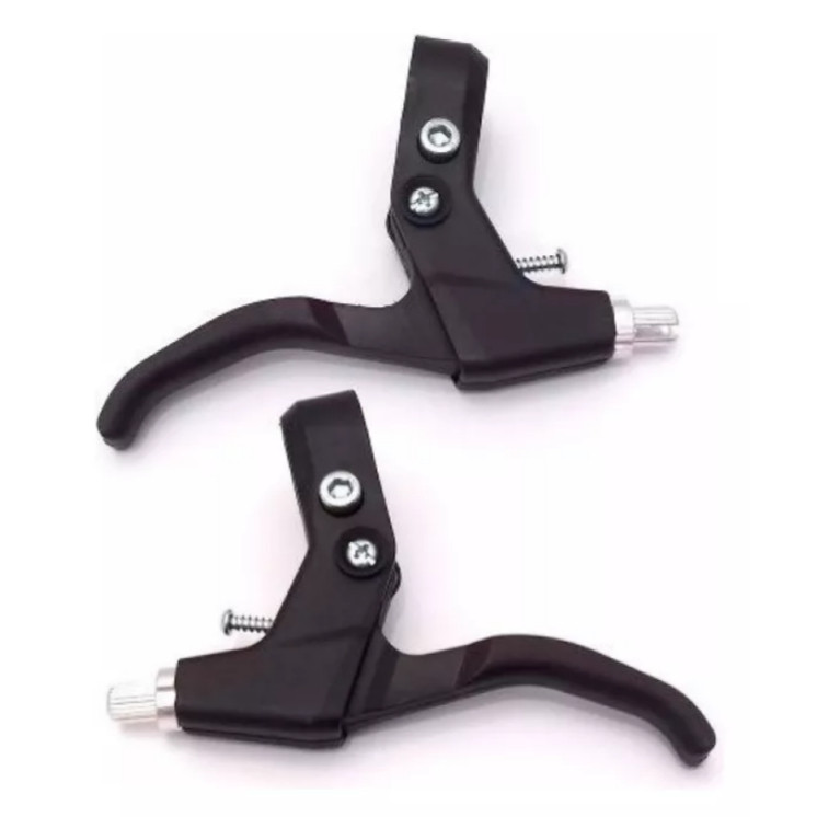 Manete De Freio V-brake Nylon Para Bicicleta Mtb Preto Par