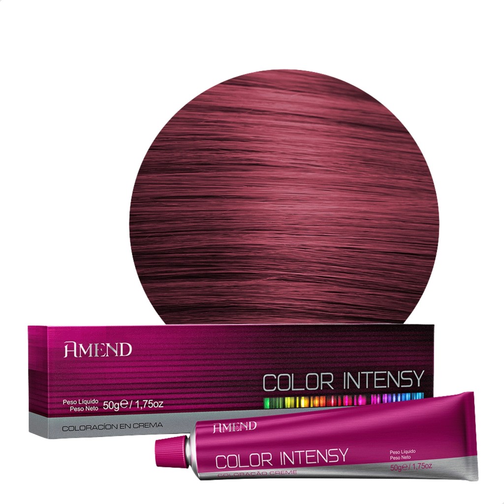 Tinta de Cabelo Creme Amend Color Intensy 9.98 Marsala 50g