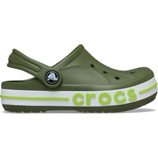 Sandália Crocs Bayaband Clog T Army Green/Lime Punch em Oferta na Shopee