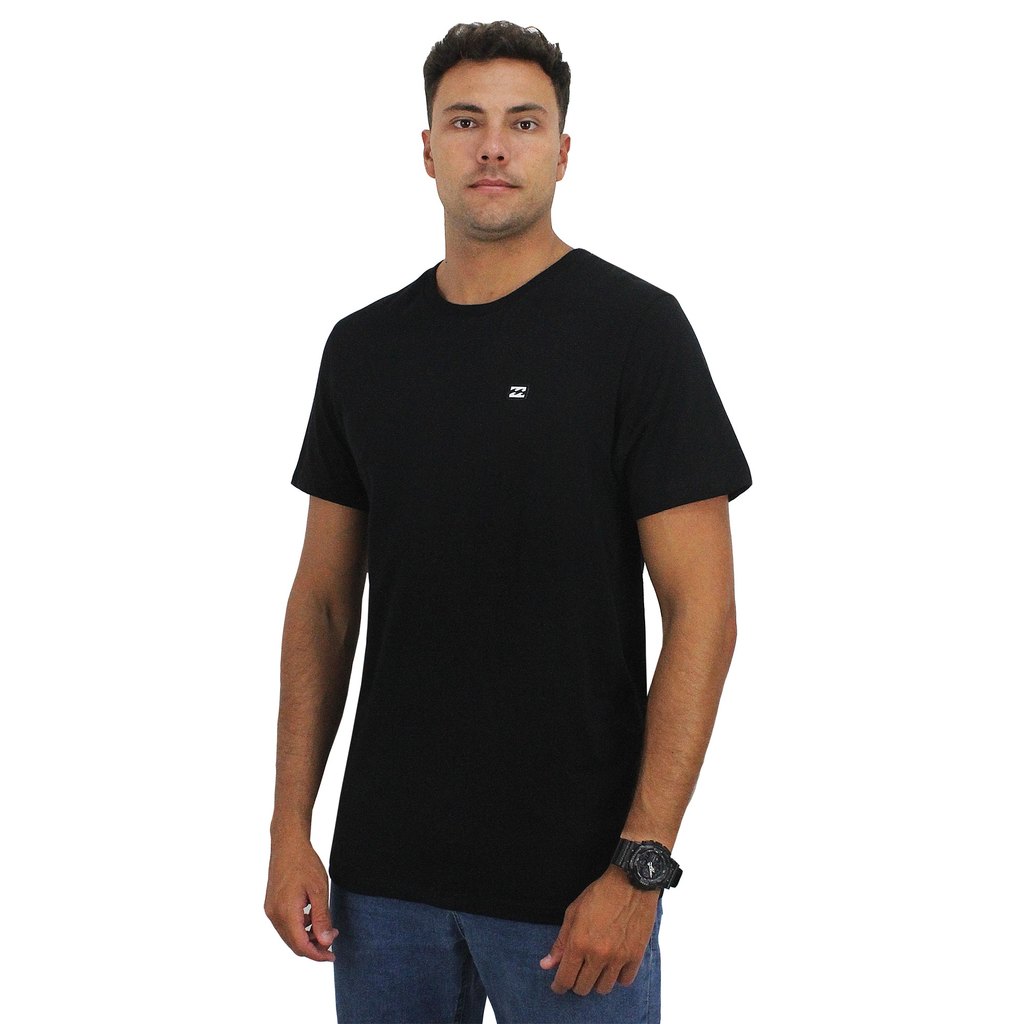 Camiseta Billabong Icon Patch Black Importada
