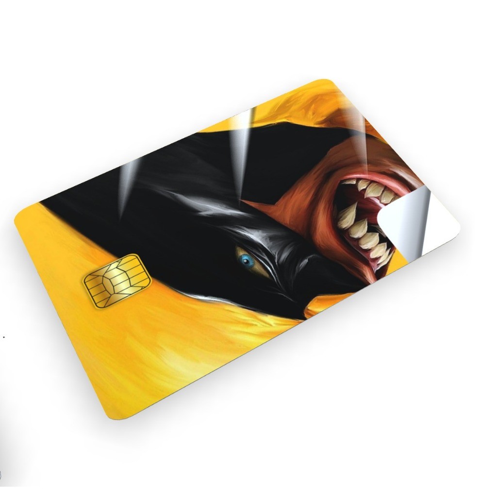 KIT 8 ADESIVOS para cartão Credit/debit TEMA: HEROI   CAR 141  (película protetora - corte eletrônico)