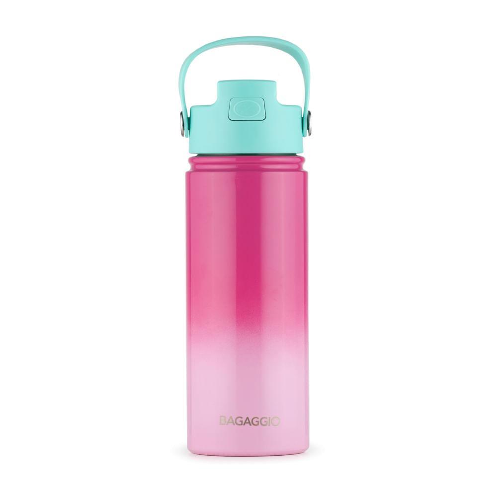 Garrafa Térmica Kids Com Canudo Rosa 500ml em Oferta na Shopee