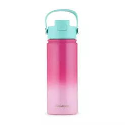 Garrafa Térmica Kids Com Canudo Rosa 500ml