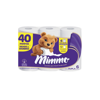 Papel Higiênico Folha Dupla 40m Mimmo em Oferta na Shopee