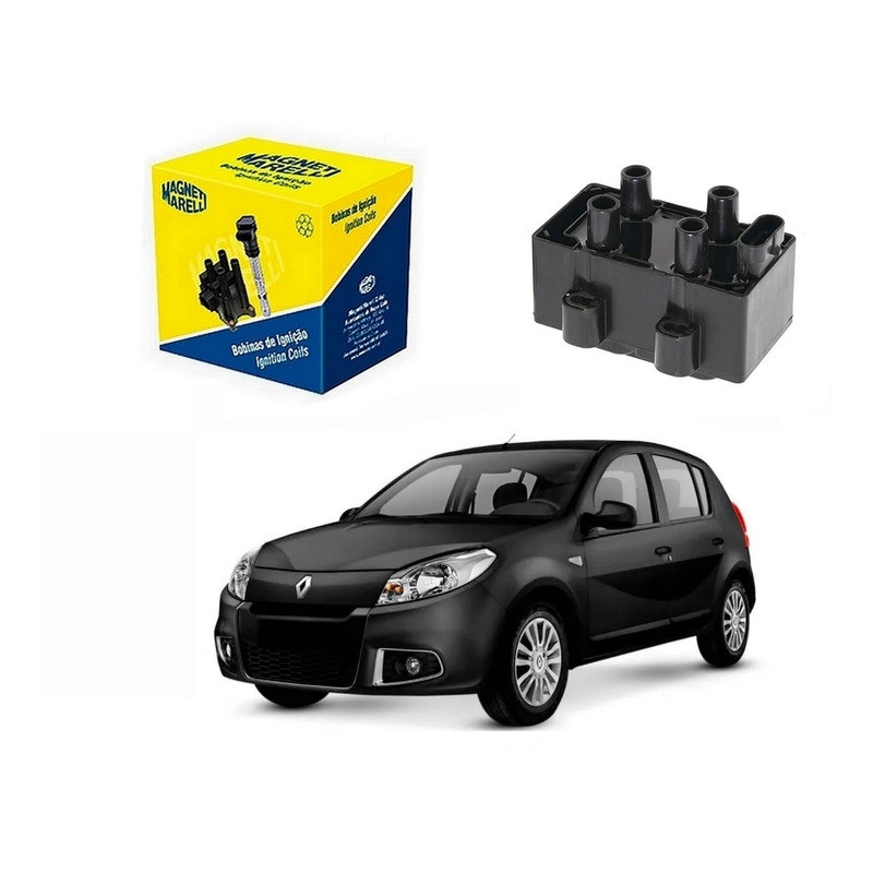 Bobina De Ignição Marelli Sandero 1.6 8v 2007 A 2013