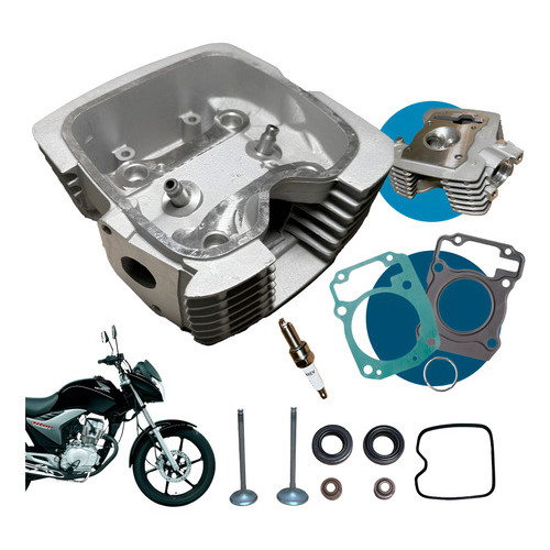 Cabeçote Motor Cg Titan 150 Es esd Mix Fan 150 Cargo Injetada 2009 2010 2011 2012 2013 2014 2015