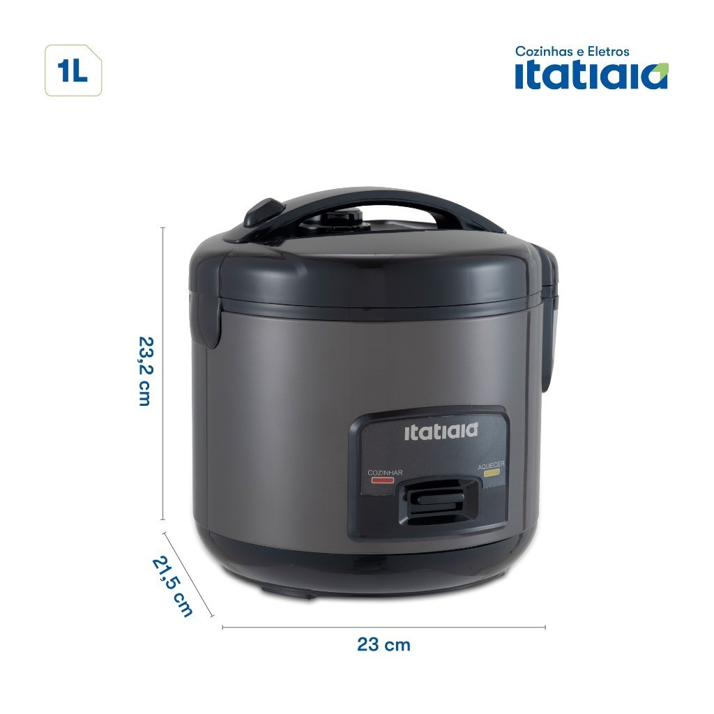 Panela de Arroz 1L 127V – Fácil de Usar, Fácil de Amar!