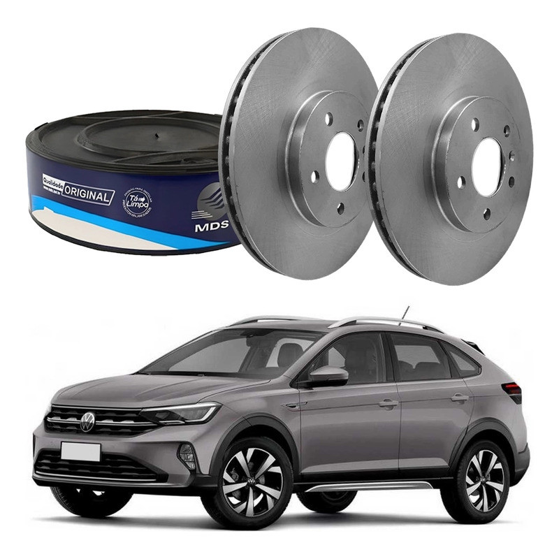 Disco Freio Dianteiro Mds Vw Nivus 1.0 Tsi 2020 A 2024