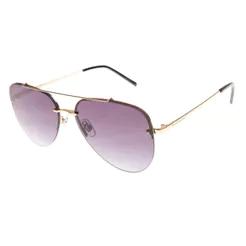 Óculos de Sol Feminino Chilli Beans Clássicos Aviador Degradê Dourado