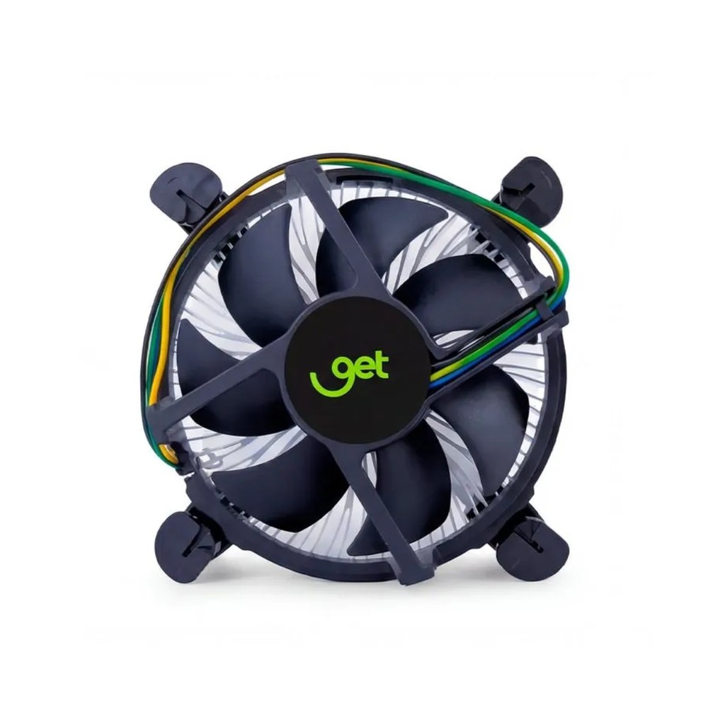 Cooler Para Processador Intel Get 65W 2400 RPM LGA 1150/1151/1155/1156/1700 Preto 72331