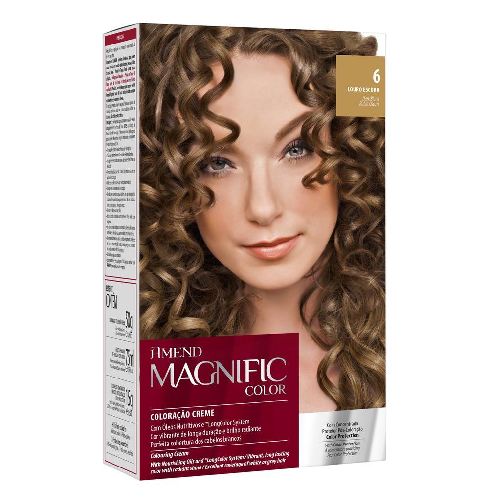 Amend Magnific Color 6 Louro Escuro - Coloração 200g em Oferta na Shopee