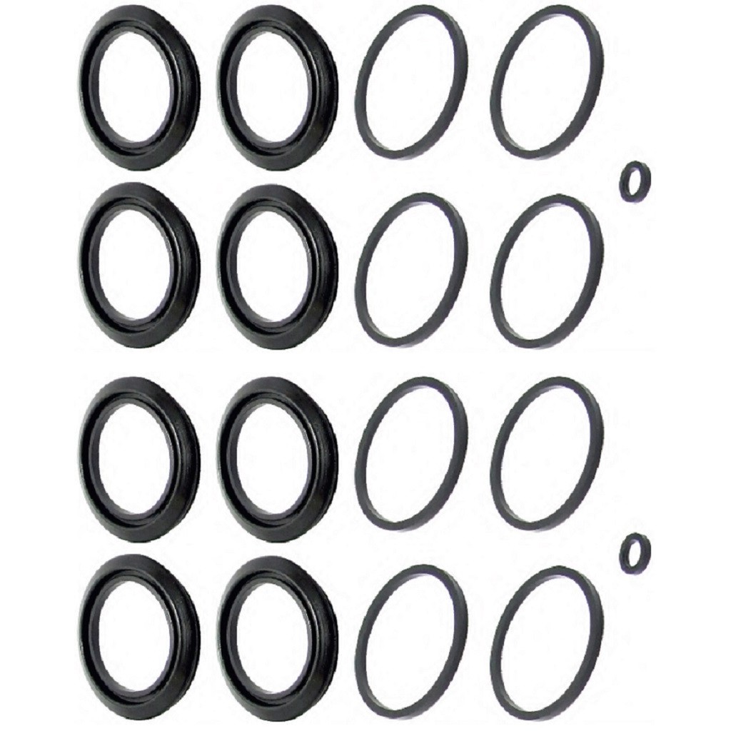 KIT VED PISTÃO PINÇA FREIO DIANTEIRA TOYOTA HILUX 2.4 E 2.8 89/05 TOYOTA HILUX 2.5 E 3.0 05/... (43M) - P/ 2 RODAS