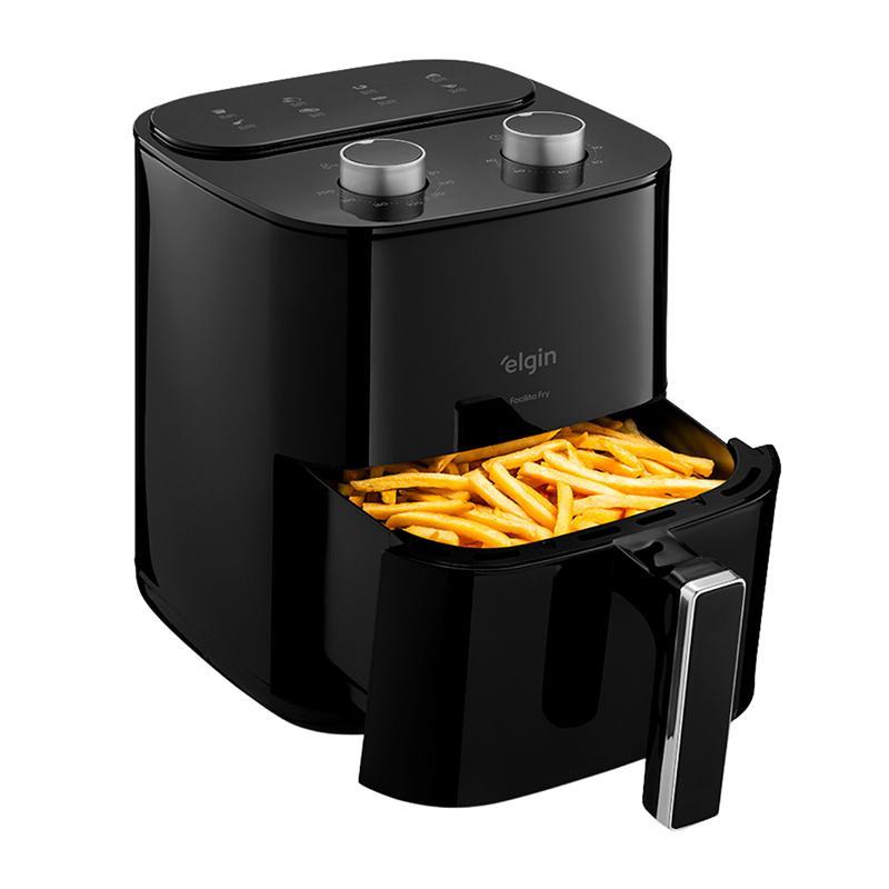 Fritadeira Elétrica Air Fryer Elgin 3,5L  127v Preta