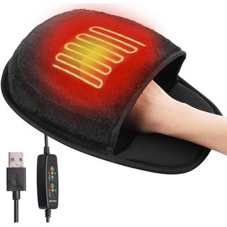 Mouse Pad Aquecido USB Com 3 Temperaturas Ajustáveis E Configurações De Temporizador De 2/4/8 Horas