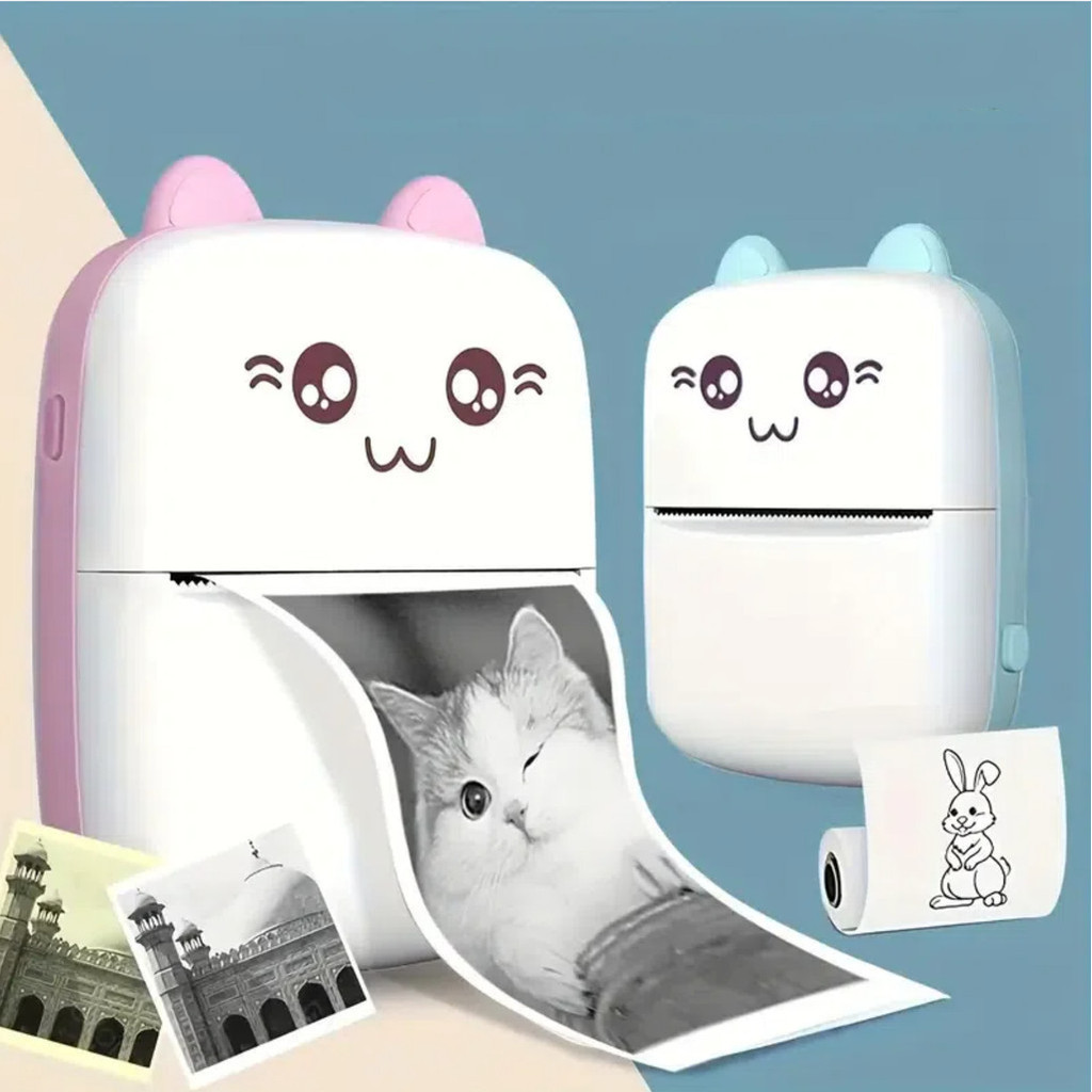 Mini Impressora Térmica Portátil De Bolso Impressão Sem Fio Fotos Notas Bluetooth Para Android Ios em Oferta na Shopee