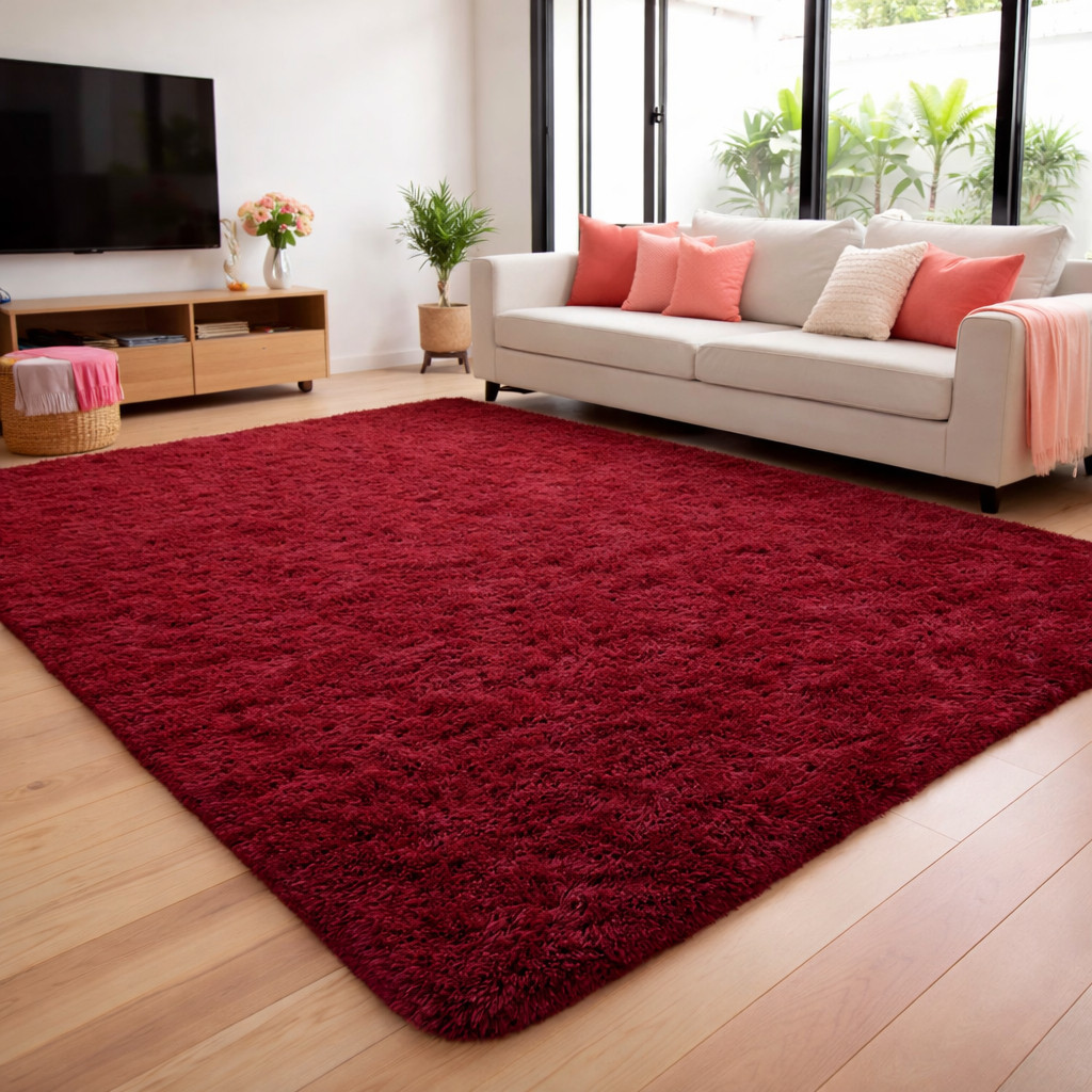 Tapete Peludo 3,00 x 2,00 Grande Felpudo Para Sala e Quarto