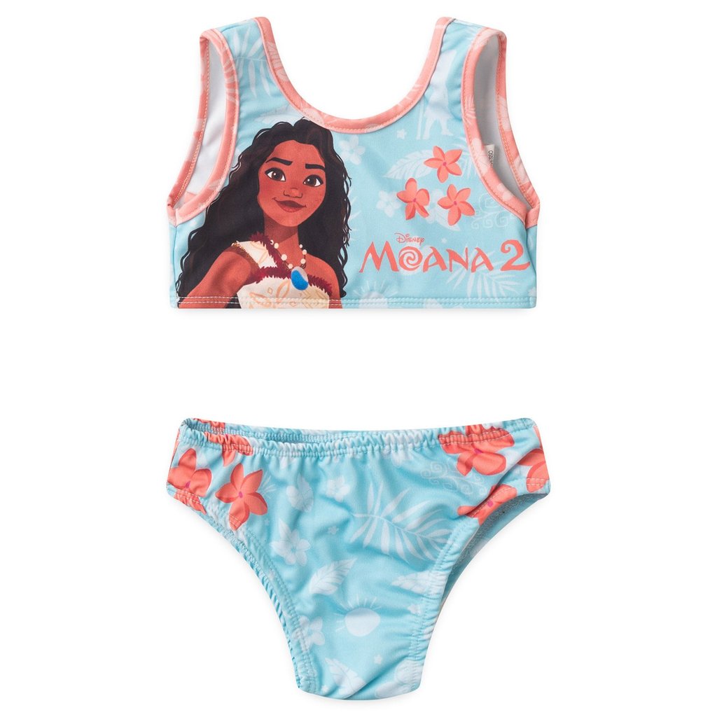 Conjunto Biquíni Blusa e Calcinha Disney Moana em Oferta na Shopee
