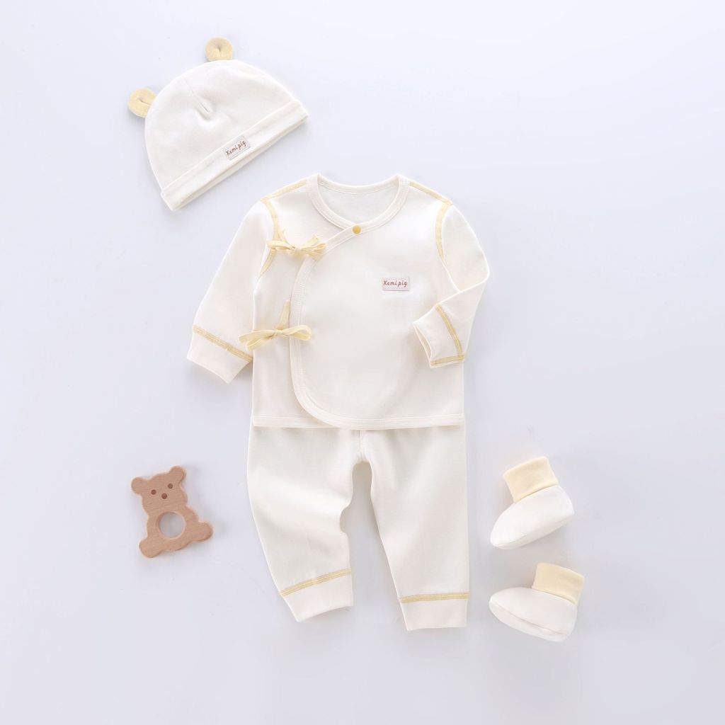 Roupas de bebê recém-nascido primavera outono bebê monge roupas de duas peças roupa interior do bebê Base de inverno mês