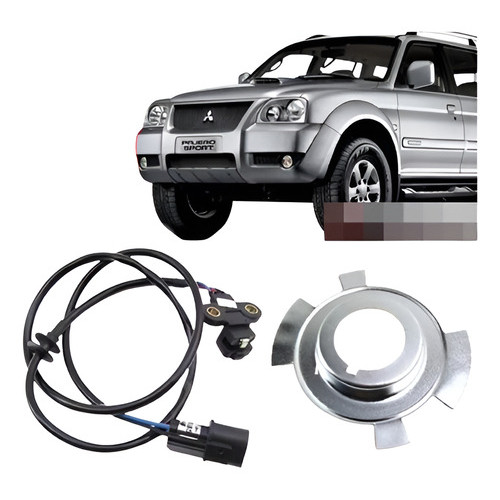 Sensor De Rotação E Roda Fonica L200 Pajero Sport Hpe
