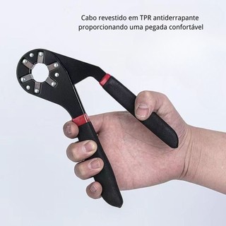 Chave Mágica Sextavada Para Parafuso Espanado Porca Alicate 8 Polegadas 12-20MM Ajustável