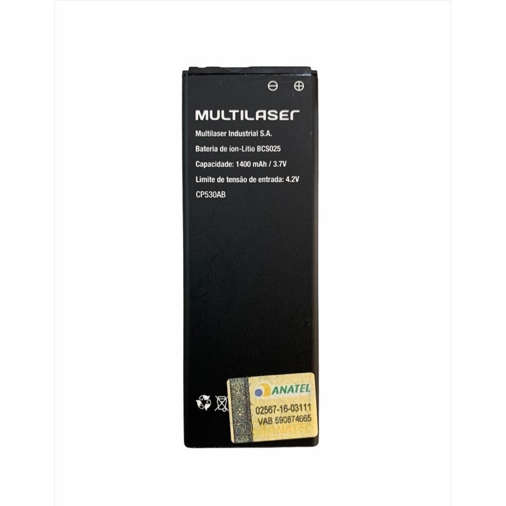 Bat Modelo compativel para Bcs025 Multilaser Ms40s P9025
