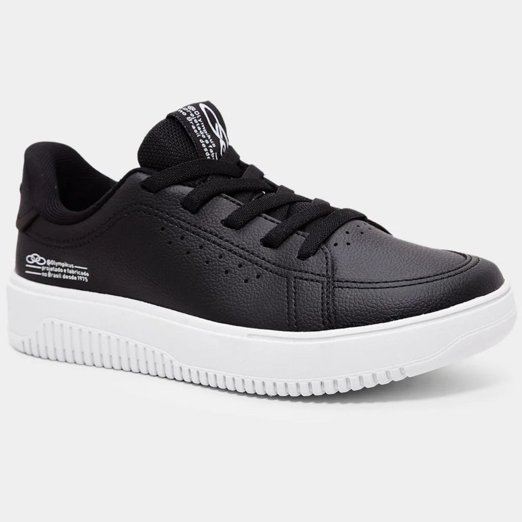 Tênis Infantil Olympikus Eros - Preto e Branco