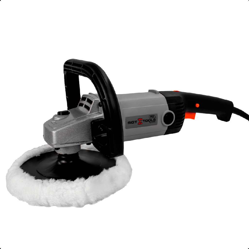 Politriz Rotativa Profissional SGT-5135 1400W 127V Controle De 3000 RPM E Prato De 7 Polegadas