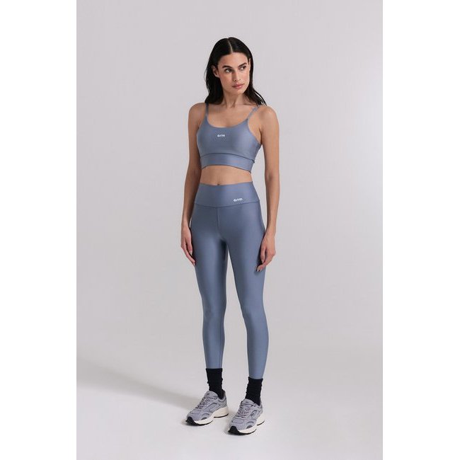 Conjunto Legging  PowerSlim +Top Alça Digital Graphite Proteção UV50+ Tecnologia Dry 85% Poliéster, 15% Elastano em Oferta na Shopee