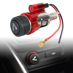 Acendedor tomada de carro 12v Veicular Tomada Automotivo Universal