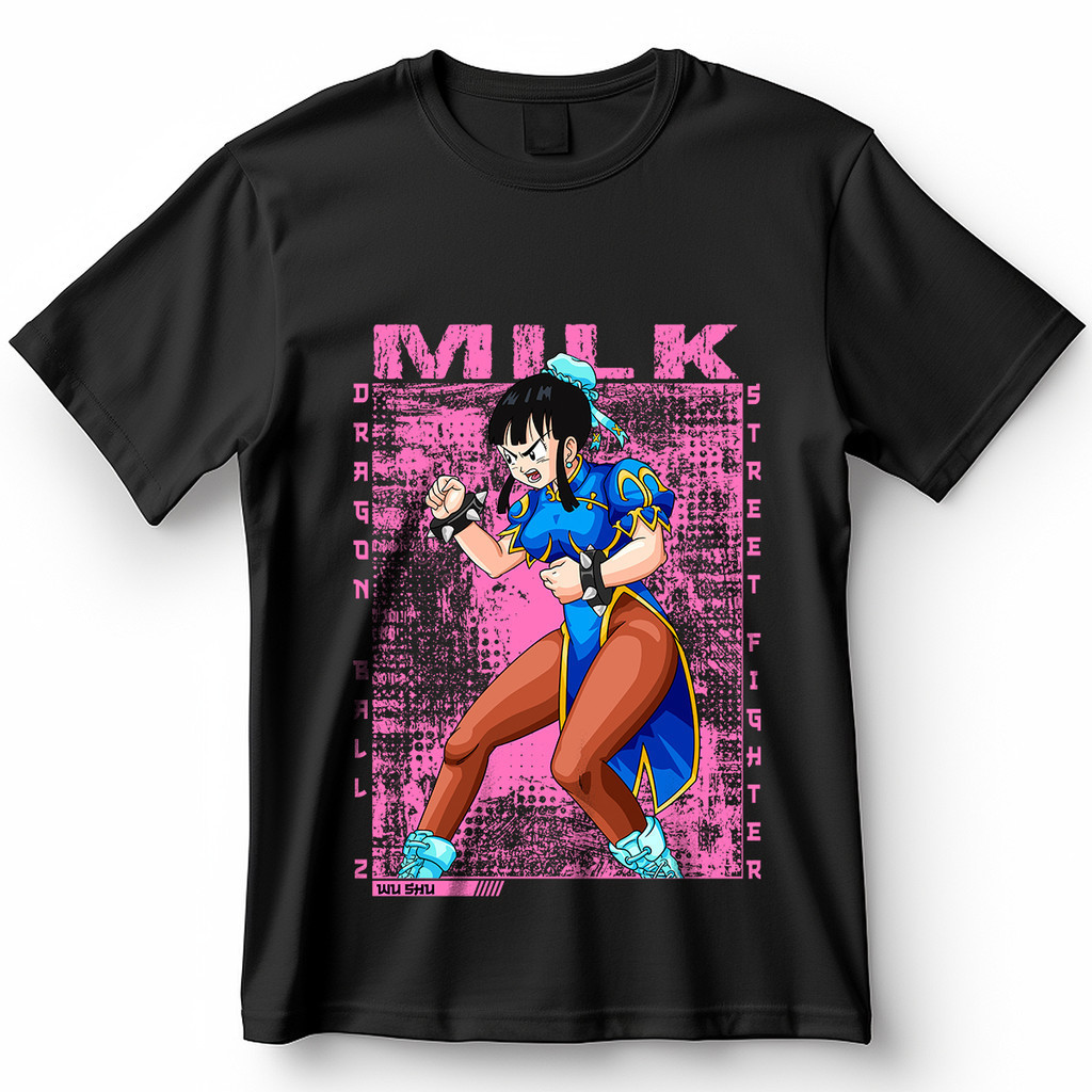 Camisa Chun-Li Dragon Ball Z Street Fighter Blusa Camiseta de Animes 100% Algodão