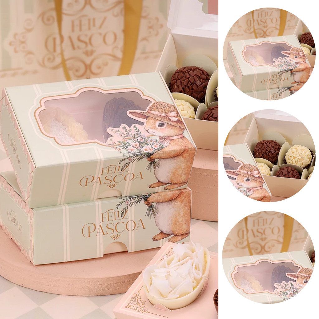 10 CAIXA P/ 6 DOCES PÁSCOA OU 2 OVOS 50G RECORDAR 5485 ( PASCOA JANGO 2026 )